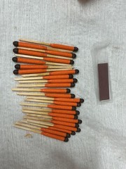 Orange UCO Stormproof Match Kit Waterproof Case 25 Stormproof Matches & Strikers