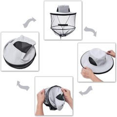 Anti-Mosquito Head Net Hat Men Outdoor Bee Insects Bug Sun Cap UV Protection