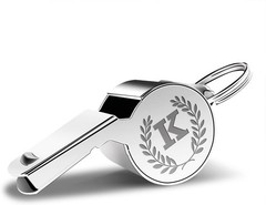 fkovcdy Initial Coach Gifts, Whistle for Coaches, Whistle Emergency, Thank You