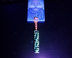 Frozen State Cords Stud Knife Lanyard 550 Paracord Black White Pink UV Reactive