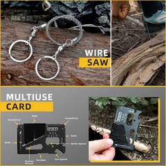Gifts for Men Dad Husband – Fathers Day, Anniversary survival kit, black