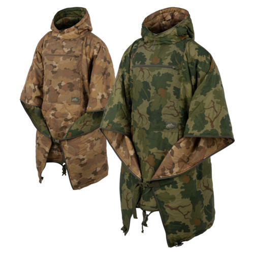 Helikon Tex Swagman Roll Poncho Sleeping Bag Outdoor Blanket Reversible Mitchell Camo