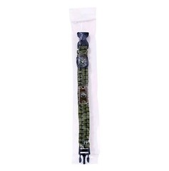 Full Throttle Energy Drink Promotional Paracord Compass Bracelet Army Green New