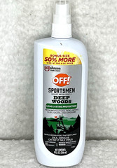 OFF! Sportsmen Insect Repellent 2 Deep Woods 9 oz Pump Spray / Mosquitos Ticks