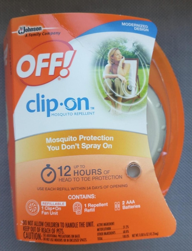 NEW OFF! Clip On Mosquito Repellent Fan Starter Kit Fan Circulated Repellent