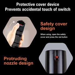 3 PACK Pepper Spray Keychain 0.68oz Women Self Defense Security Pink