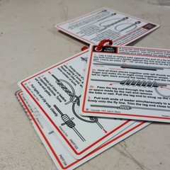 Pro-Knot F101 Fishing Knot Waterproof Plastic Cards