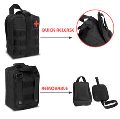 Emergency Survival Kit First Aid Bug out bag Military Prepper outdoor tactical
