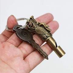Xinally Loudest Brass Whistle，Dog Whistle,1 pcs Piece Outdoor Survival