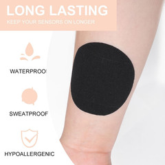 Sensor Covers 30 Pack for Libre 1 2 3 Plus Freestyle Adhesive Patches Pre cut