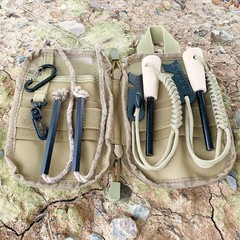 Fire Starter Survival Kit, Larger Ferro Rod with Striker Lanyard 3in Long Fli…