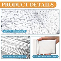 Emergency Blanket Bulk Mylar Survival Thermal Blankets Pack Silver Foil Refle…