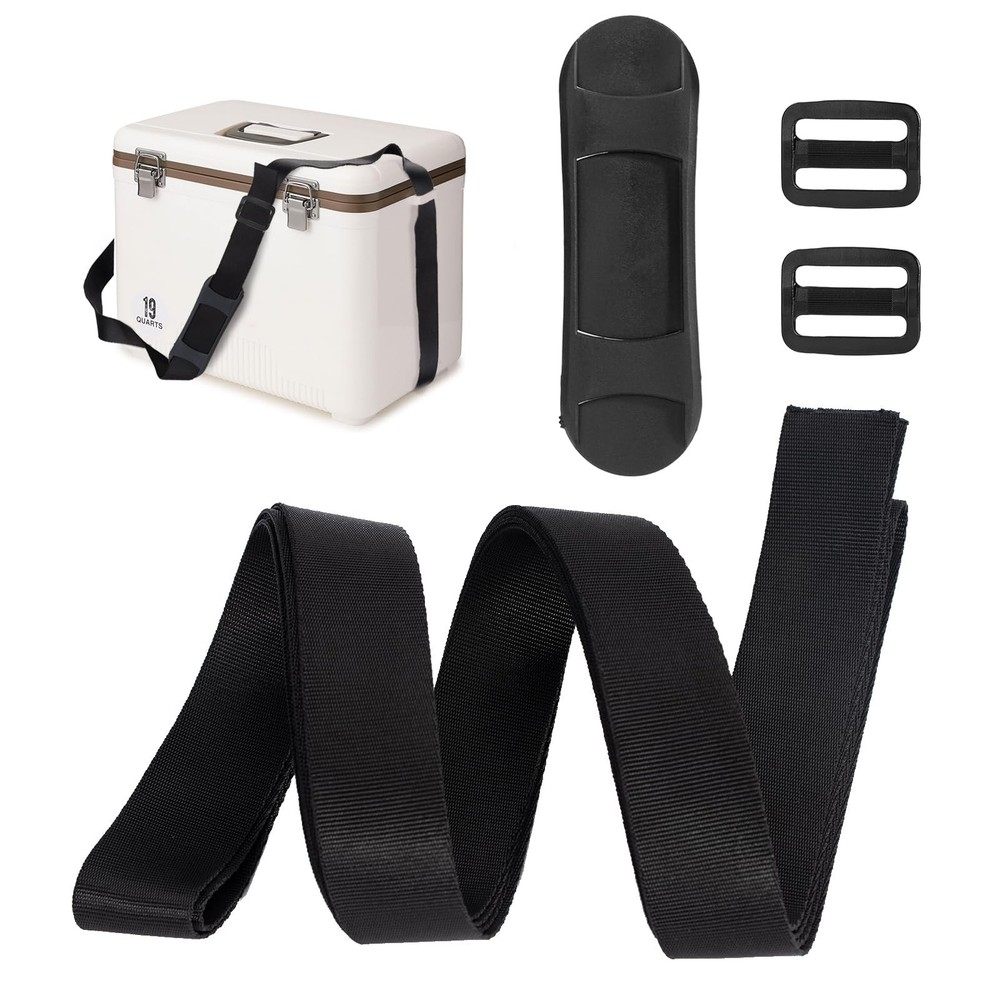 Paracord Cooler Strap Compatible with Enge 118 inches x 1.3 inches, Black