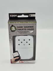 New Zippo Refillable Hand Warmer 12-Hour Sliver Ski, Stadium, Hunt, Sled New
