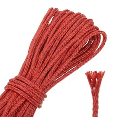 Red 1000lb 3mm Diameter 50Ft Fishing Line Wind Chime String Kite Line