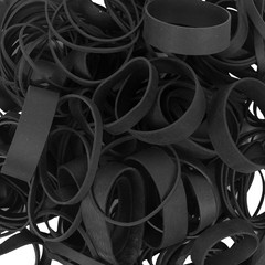 Rubber Bands Assorted Sizes Black Elastic Tactical rubber band