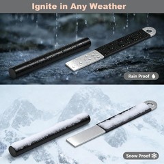 4″ Portable Waterproof Ferrocerium Ferro Rod Fire Starter Survival Tool | Pocket
