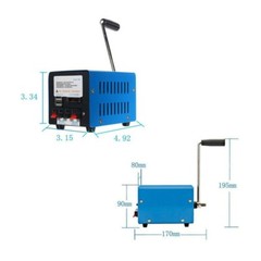 20W Hand Crank Generator Emergency Charger Camping Outdoor Survival 2000rmp/min
