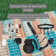 Strap Gear Equipment Tree Hanger & emergency gear tools, survival kit Combo Pack