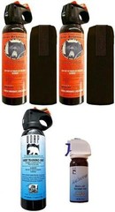 UDAP Pepper Power Bear Spray Repellant Kit w/ Holsters