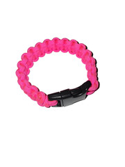Paracord Bracelet – 550lb 7-Strand – Pink – Awareness – USA Made