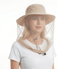 Mosquito Head Net Hat, Gardening Bug Hats with Netting, Sun Boonie Bucket Hat fo
