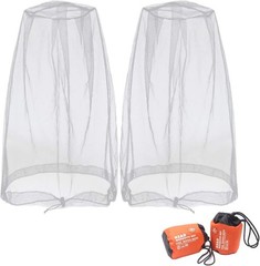 Mosquito Head Net Mesh for Outdoor Comfort – Includes 2pcs Carry Bags