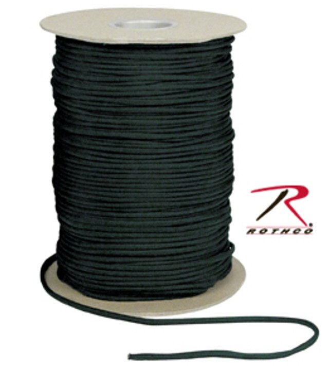 Rothco Nylon Paracord 550lb 1000 Foot Spool – Black