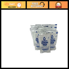 Emergency Water Packets – 3 Day Supply (12 Packets) – Survival Gear, Disaster Pr
