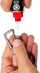 Portable Permanent Match Keychain Lighter & Bottle Opener for Outdoor Adventures