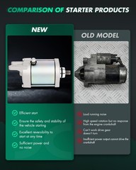 SCITOO Starter Motor 18911 19599 for Arctic Cat 250 2×4 06-09 L 249cc cid for Mi