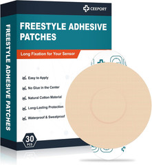 30 Pack Freestyle Adhesive Patches, Sensor Covers Intended for Freestyle Libre 2