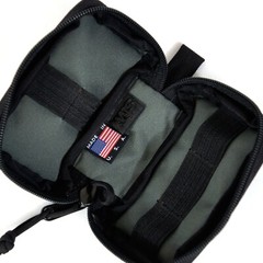 STW Mini black Cordura nylon EDC organizer pouch