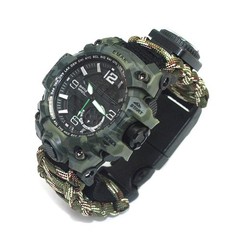 SurvivalMilitary Digital Watch, Outdoor CampingSurvival Watch, Multifunctional Arm…
