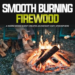 Sun Joe Smokin’ Joe’s Firewood, Kiln Dried Juniper Firewood for Stoves, 20 Logs
