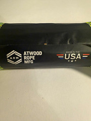 Atwood Rope MFG ARM 550 Paracord 100 ft 4mm 550lb Yellow/Green/Black USA