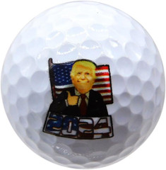 Trump Golf Ball Set President 2024 Election Patriotic Republican Set of 2 | Nove