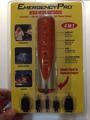 EmergencyPro Hand Crank AM FM Radio Siren Flashlight Cell Phone Charger