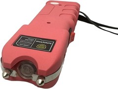 Pink Stun Gun Flashlight for Women Safety Rechargeable 6″