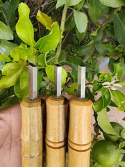 Bushcraft ferro rod striker with katalox wood handle | ferrocerium rod striker
