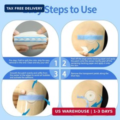 100Pack Libre 3 Plus Sensor Covers, Waterproof Freestyle Sensor Covers for Libre