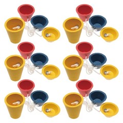 6 Set Driving Range Tee Holder Practice Mat Tees Golf Ball Stand