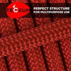 Paracord Type III 550 Red (Fire) – 1000 ft – 4mm – Tactical Rope MIL-SPEC