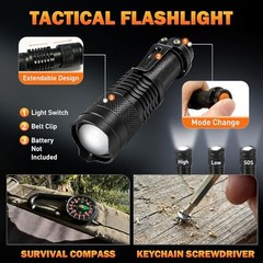 Survival Gear Kit for Men: 27-in-1 Complete Tools & Camping Accessories for