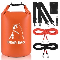 15L Bear Bags for Food Backpacking, Waterproof Bear Bag Hanging Kit, Orange