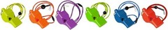 Lightweight Purple Pealess Safety Whistle, 115 dB with Cushioned Grip & Lanyard