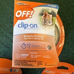 New OFF! Clip On Mosquito Repellent Fan Starter Circulated Repellents + 4 Refill