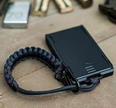 Woven Paracord Keychain with Carabiner Clip Heavy Duty