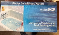 waterBOB Emergency Drinking Water Storage 100 Gallons Survival Gallon
