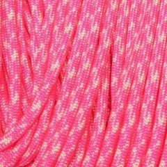 550 Paracord Neon Pink and White Camo 100 FT USA MADE same day shipping